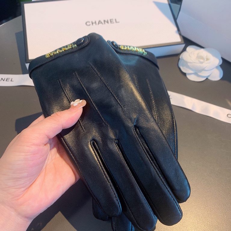 2022 new exclusive first  touch screen gloves Chanel Chanel [original quality] official website synchronization women's new high-grade sheepskin gloves    goddess preferred can not be missed    100 percent selection of i