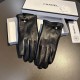 2023     new exclusive first  double C touch screen gloves Chanel Chanel [original quality] official synchronization Ms. new high-grade sheepskin gloves    goddess preferred can not be missed     hundred percent of the s