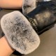 Dior DIDR new 2022 fall and winter lazy rabbit hair CD sheepskin embroidered gloves   cell phone touch screen, worth comparing     the same paragraph different quality, kill the market poor product, imported a first-clas