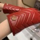 2022 new Gucci curve new exclusive first   touch screen women's gloves Gucci Gucci [original quality] official website synchronization women's new high-grade sheepskin gloves    goddess preferred can not be missed    hun