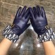 Dior  burst to   [top original single] official website synchronization women's new high-grade sheepskin gloves     100% selection of imported lambskin lining cashmere warm and comfortable better Leather luster bright fu