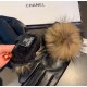 With packaging Chanel Chanel 2022 fall and winter large fox fur ball touch screen gloves   goddesses set of beauty must have   single product, beautiful   worth comparing    the same paragraph of different quality, kill 