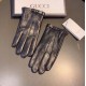 2021 new exclusive first   touch screen gloves men's gloves Gucci Gucci new high-grade sheepskin gloves    type of men preferred can not be missed    hundred percent of the selection of imported sheepskin Leather fine an