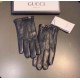 2021 new exclusive first   touch screen gloves men's gloves Gucci Gucci new high-grade sheepskin gloves    type of men preferred can not be missed    hundred percent of the selection of imported sheepskin Leather fine an