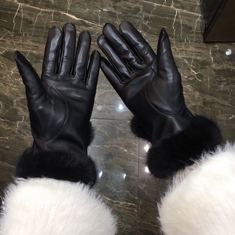 Chanel new high-grade sheepskin gloves    leather feel first-class with the mink fur kill the market ordinary goods    goddess preferred can not be missed       100% selection of imported sheepskin Leather fine and soft 