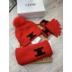 . Celine. [three-piece wool suit fox hair hat  scarf  gloves] classic suit hat! Warm and super comfortable ~ winter Miss ageing artifacts Oh ~ this winter you are just short of such a set of suit hat la ~ and warm and st