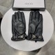 men's  2023 new exclusive first   touch screen gloves men's gloves Gucci Gucci new high-grade sheepskin gloves     type of men preferred can not be missed        100 percent of the selection of imported sheepskin Leather