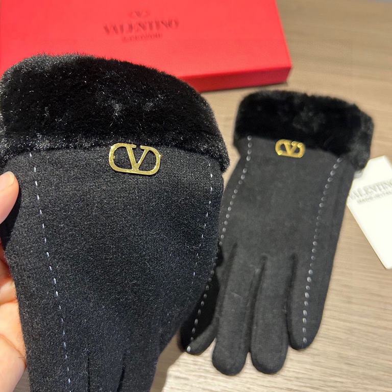 2023 new exclusive first  Valentino VALENTINO women's gloves women's new high-grade gloves    goddess preferred can not be missed    wear belt comfortable   yardage average size