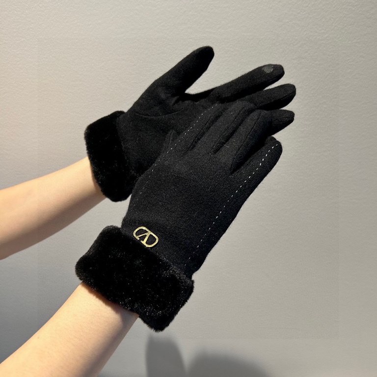 2023 new exclusive first  Valentino VALENTINO women's gloves women's new high-grade gloves    goddess preferred can not be missed    wear belt comfortable   yardage average size