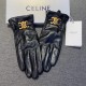 2022 new exclusive first   touch screen gloves CELINE CELINE (original quality) official website synchronization women's new high-grade sheepskin gloves    goddess preferred can not be missed    100 percent selection of 