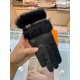 New exclusive first Hermes women's new high-grade sheepskin gloves    Goddesses preferred can not miss    First-class sheepskin Leather fine and soft cashmere lining to keep warm better Goddesses set of the United States