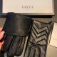 2023 new Gucci curve new exclusive first   touch screen women's gloves Gucci Gucci [original quality] official website synchronization women's new high-grade sheepskin gloves    goddess preferred can not be missed    hun