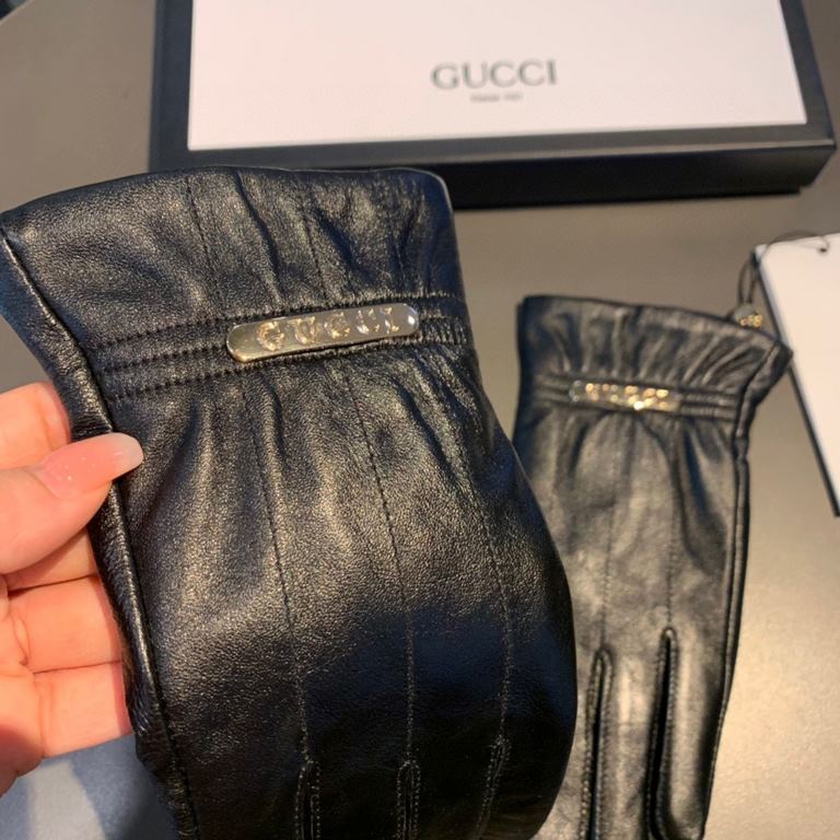 2022 new exclusive first   touch screen gloves Gucci Gucci new high-grade sheepskin gloves    goddesses set the United States preferred can not be missed    hundred percent of the selection of imported sheepskin Leather 