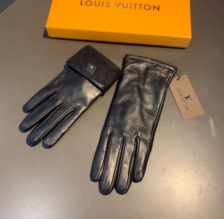 2022 new exclusive first   women's gloves LV [original quality] official website synchronization Ms. new high-grade sheepskin gloves    goddesses set of the United States preferred can not be missed      hundred percent 