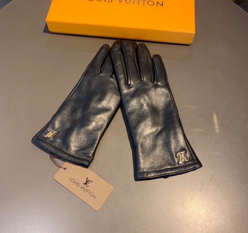 2022 new exclusive first   women's gloves LV [original quality] official website synchronization Ms. new high-grade sheepskin gloves    goddesses set of the United States preferred can not be missed      hundred percent 