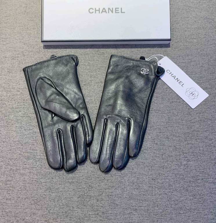 2022 new exclusive first  touch screen gloves Chanel Chanel [original quality] official website synchronization women's new high-grade sheepskin gloves    goddess preferred can not be missed    hundred percent of the sel