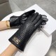 New exclusive first couple models woven leather touch screen gloves Dior Dior [original quality]   (women's models) new high-grade sheepskin gloves    goddesses set of the United States of America the must-have single pr