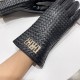 New exclusive first couple models woven leather touch screen gloves Dior Dior [original quality]   (women's models) new high-grade sheepskin gloves    goddesses set of the United States of America the must-have single pr