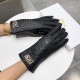 New exclusive first couple models woven leather touch screen gloves Dior Dior [original quality]   (women's models) new high-grade sheepskin gloves    goddesses set of the United States of America the must-have single pr