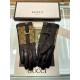 Gucci  burst to   [top original single] official website synchronization women's new high-grade sheepskin gloves     100% selection of imported lambskin lining velvet lining warmth and comfort better Leather luster brigh