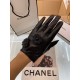 New exclusive first Chanel camellia   series celebrity style [original quality] women's new high-grade sheepskin gloves    goddess preferred can not be missed   imported sheepskin Leather is soft and delicate recognized 