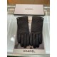 Chanel hot circle of friends women's leather gloves, imported from Ethiopia touch screen sheepskin, simple and generous static surface style add small LOGO buckle, super soft padded lining wear comfortable