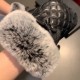 Chanel Chanel 2022 fall and winter lazy rabbit hair sheepskin gloves   cell phone touch screen, worth comparing     the same paragraph of different qualities, kill the market poor products, imported first-class sheepskin