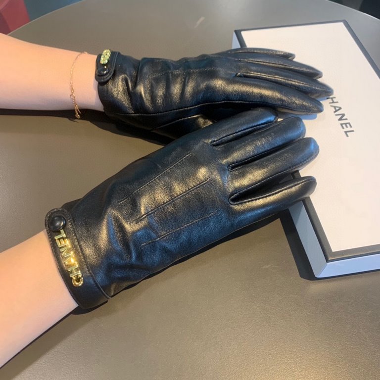 2022 new exclusive first  touch screen gloves Chanel Chanel [original quality] official website synchronization women's new high-grade sheepskin gloves    goddess preferred can not be missed    100 percent selection of i