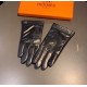 With packaging2022 new exclusive first  touch screen gloves Hermes (original quality) official website synchronization women's new high-grade sheepskin gloves    goddesses set of the United States preferred must be unmis