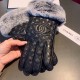 .Chanel Chanel 2022 fall and winter lazy rabbit hair sheepskin gloves   worth comparing     the same paragraph of different qualities, kill the market poor products, imported first-class sheepskin  lazy rabbit hair linin