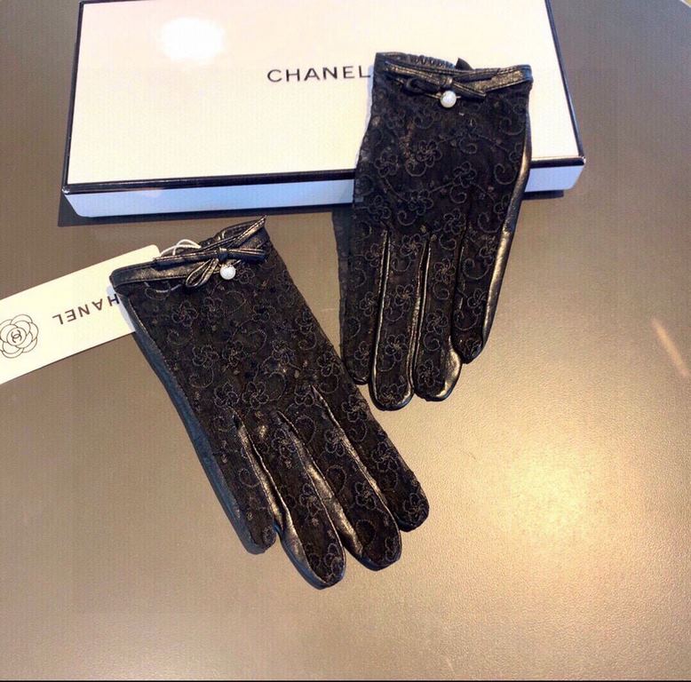 2022 new exclusive first  touch screen gloves Chanel Chanel [original quality] official website synchronization women's new high-grade sheepskin gloves    goddess preferred can not be missed    hundred percent selection 