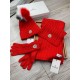 Masked mouth. [Three-piece wool suit fox hair hat  scarf  gloves] classic suit hat! Warm and super comfortable ~ winter Miss ageing artifacts Oh ~ this winter you are just short of such a set of suit hat la ~ and warm an