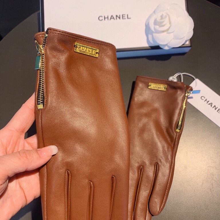 2021 new exclusive first  touch screen gloves Chanel Chanel [original quality] official website synchronization women's new high-grade sheepskin gloves    goddesses preferred can not be missed    hundred percent of the s