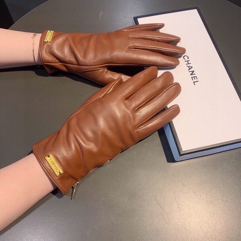 2021 new exclusive first  touch screen gloves Chanel Chanel [original quality] official website synchronization women's new high-grade sheepskin gloves    goddesses preferred can not be missed    hundred percent of the s