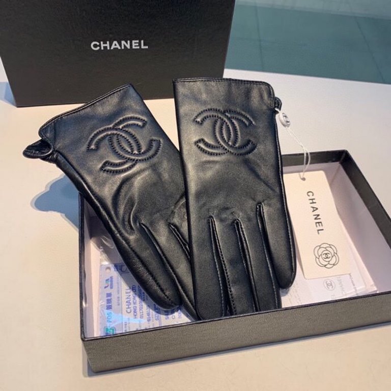 With packaging run2022 new exclusive first  touch screen women's gloves CHANEL Chanel [original quality] official website synchronization Ms. new high-grade sheepskin gloves    goddess preferred can not be missed      hu