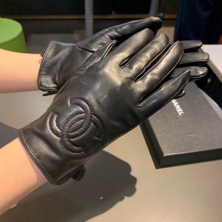 With packaging run2022 new exclusive first  touch screen women's gloves CHANEL Chanel [original quality] official website synchronization Ms. new high-grade sheepskin gloves    goddess preferred can not be missed      hu