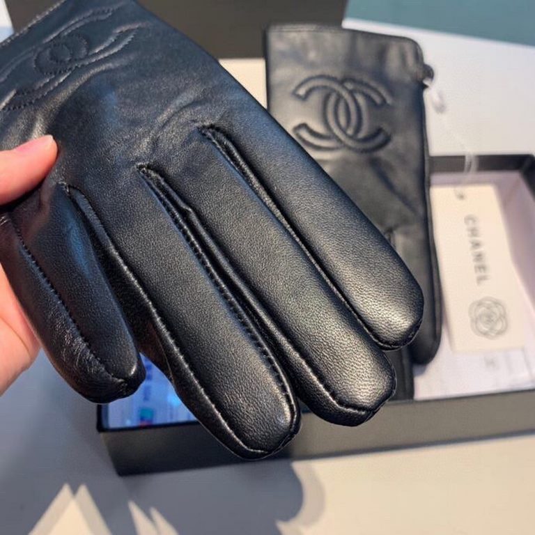 With packaging run2022 new exclusive first  touch screen women's gloves CHANEL Chanel [original quality] official website synchronization Ms. new high-grade sheepskin gloves    goddess preferred can not be missed      hu