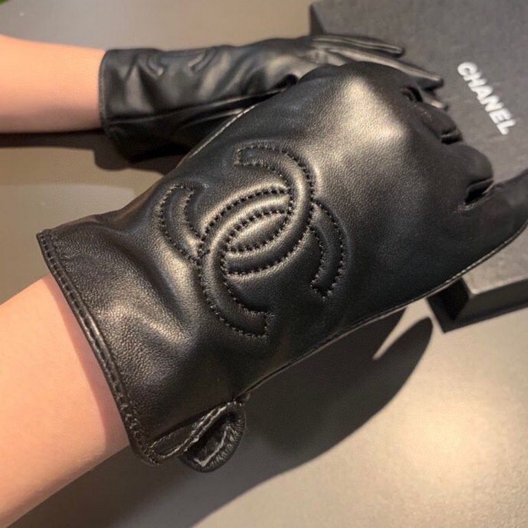 With packaging run2022 new exclusive first  touch screen women's gloves CHANEL Chanel [original quality] official website synchronization Ms. new high-grade sheepskin gloves    goddess preferred can not be missed      hu