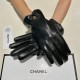 With the packaging of the new exclusive first Chanel rose series celebrity style [original quality] women's new high-grade sheepskin gloves    goddess preferred can not be missed   imports of sheepskin Leather soft and d