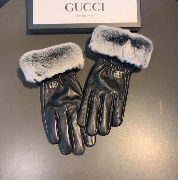 With packaging runGUCCI Gucci 2022 fall and winter lazy rabbit hair touch screen gloves   goddesses set of beauty must have   single product, worth comparing    the same paragraph of different quality, kill the market po