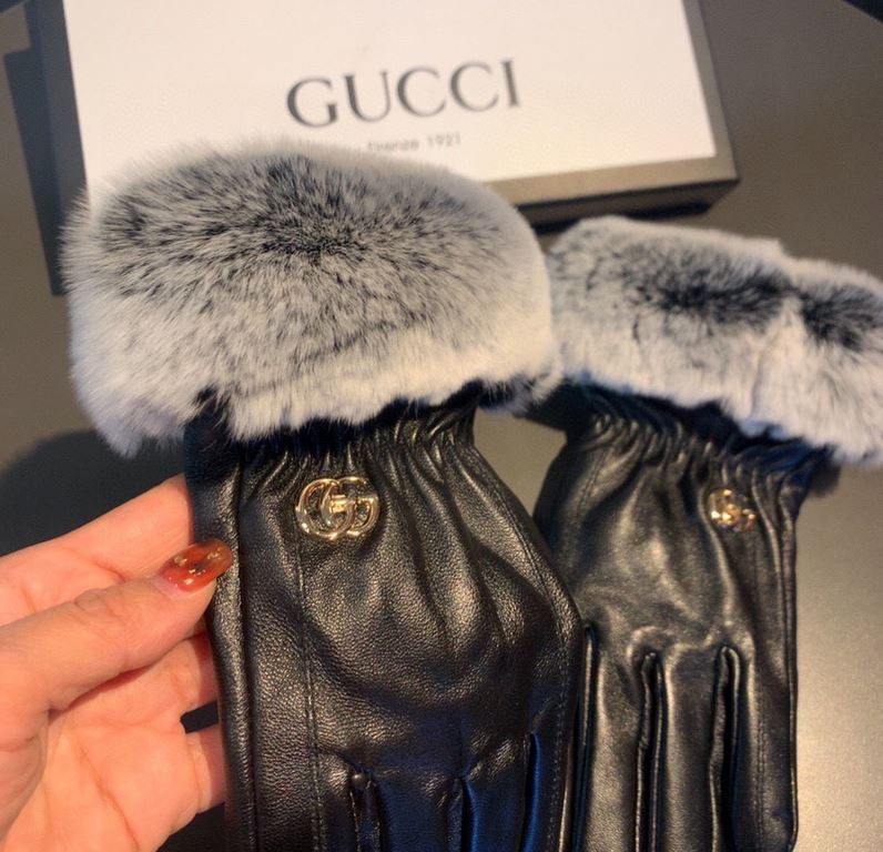 With packaging runGUCCI Gucci 2022 fall and winter lazy rabbit hair touch screen gloves   goddesses set of beauty must have   single product, worth comparing    the same paragraph of different quality, kill the market po