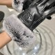 Chanel Chanel 2022 fall and winter double C lazy rabbit hair sheepskin gloves   cell phone touch screen, worth comparing     the same paragraph different quality, kill the market poor product, imported a first-class shee