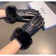 .Dior DIDR new 2021 fall and winter lazy rabbit hair CD sheepskin embroidered gloves   cell phone touch screen, worth comparing     the same paragraph different quality, kill the market poor product, imported a first-cla