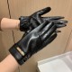 Packaging2022 new exclusive first   touch screen gloves men's gloves Gucci Gucci new high-grade sheepskin gloves    type of men preferred can not be missed    hundred percent selection of imported sheepskin Leather fine 