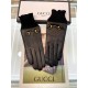 Gucci fall and winter women's gloves    domestic first-grade sheepskin Leather ultra-thin soft and comfortable shopkeeper recommended   texture super group average size