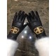 Paris House     [top original single] official website synchronization women's new high-grade sheepskin gloves     100% selection of imported lambskin lined with cashmere warm and comfortable better Leather luster bright