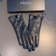 With packaging2022 new exclusive first  touch screen gloves   Prada in the opening gloves [original quality] official synchronization of the official website women's new high-grade sheepskin gloves    goddesses preferred