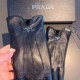 With packaging2022 new exclusive first  touch screen gloves   Prada in the opening gloves [original quality] official synchronization of the official website women's new high-grade sheepskin gloves    goddesses preferred