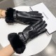 Chanel Chanel 2023 fall and winter lazy rabbit hair sheepskin gloves   cell phone touch screen, worth comparing     the same paragraph of different qualities, kill the market poor products, imported first-class sheepskin