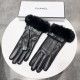 Chanel Chanel 2023 fall and winter lazy rabbit hair sheepskin gloves   cell phone touch screen, worth comparing     the same paragraph of different qualities, kill the market poor products, imported first-class sheepskin